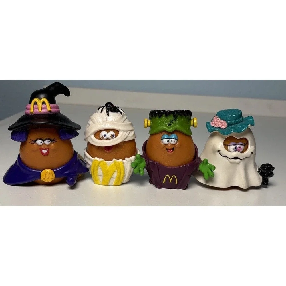 1992 McDonald's Halloween McNugget Buddies - Set‎ of 4 Vintage Nugget Toys